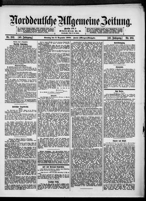 Norddeutsche allgemeine Zeitung on Dec 1, 1900