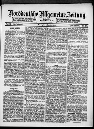Norddeutsche allgemeine Zeitung vom 04.12.1900