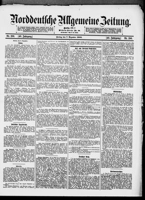 Norddeutsche allgemeine Zeitung vom 07.12.1900
