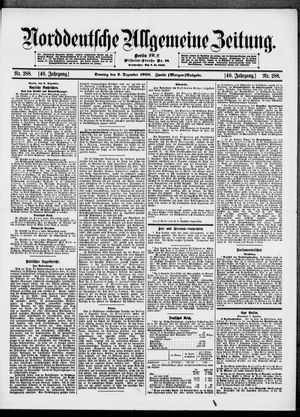 Norddeutsche allgemeine Zeitung vom 09.12.1900