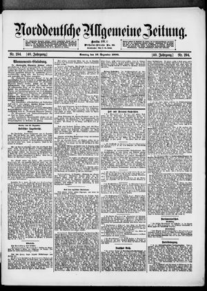 Norddeutsche allgemeine Zeitung on Dec 16, 1900