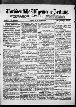Norddeutsche allgemeine Zeitung vom 29.12.1900
