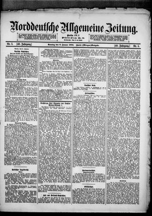 Norddeutsche allgemeine Zeitung on Jan 6, 1901