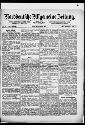 Norddeutsche allgemeine Zeitung vom 01.02.1901