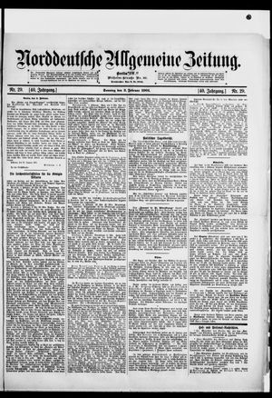 Norddeutsche allgemeine Zeitung vom 03.02.1901