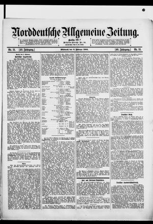 Norddeutsche allgemeine Zeitung vom 06.02.1901