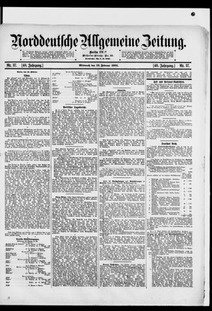 Norddeutsche allgemeine Zeitung vom 13.02.1901
