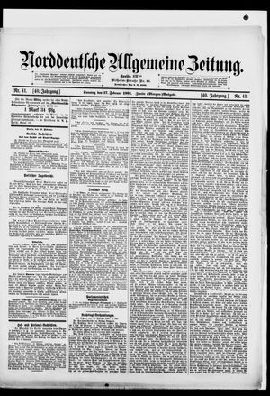 Norddeutsche allgemeine Zeitung vom 17.02.1901