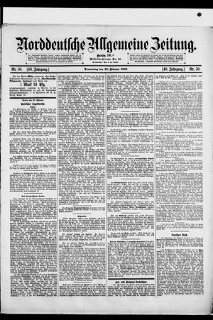Norddeutsche allgemeine Zeitung vom 28.02.1901