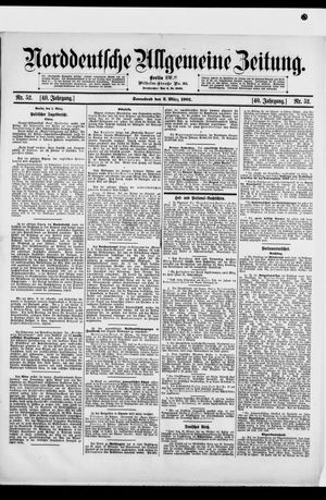 Norddeutsche allgemeine Zeitung vom 02.03.1901