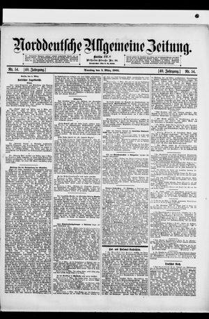 Norddeutsche allgemeine Zeitung vom 05.03.1901