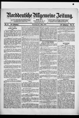 Norddeutsche allgemeine Zeitung vom 07.03.1901