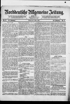 Norddeutsche allgemeine Zeitung vom 08.03.1901