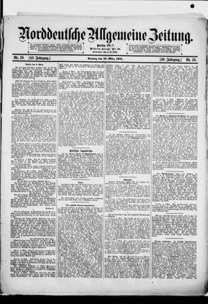 Norddeutsche allgemeine Zeitung vom 10.03.1901
