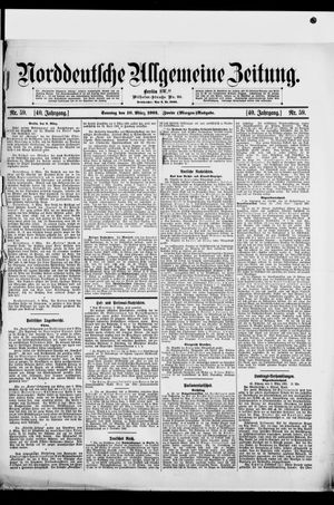 Norddeutsche allgemeine Zeitung vom 10.03.1901