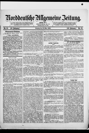Norddeutsche allgemeine Zeitung vom 12.03.1901