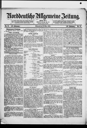 Norddeutsche allgemeine Zeitung vom 13.03.1901