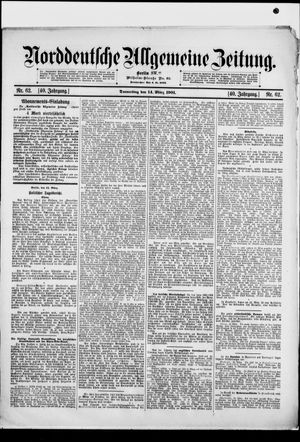 Norddeutsche allgemeine Zeitung vom 14.03.1901