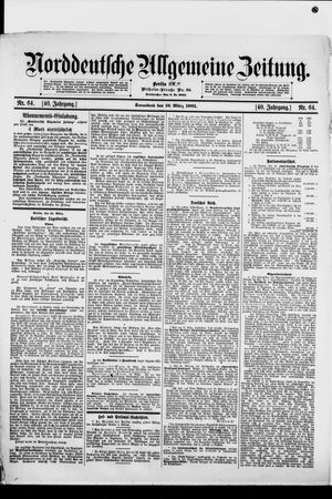 Norddeutsche allgemeine Zeitung vom 16.03.1901