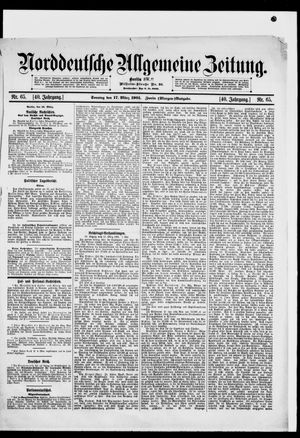 Norddeutsche allgemeine Zeitung vom 17.03.1901