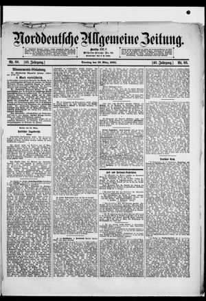 Norddeutsche allgemeine Zeitung vom 19.03.1901