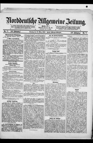 Norddeutsche allgemeine Zeitung vom 31.03.1901