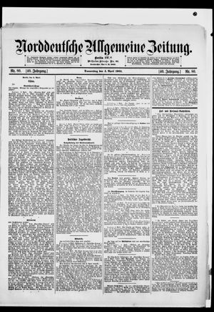 Norddeutsche allgemeine Zeitung vom 04.04.1901