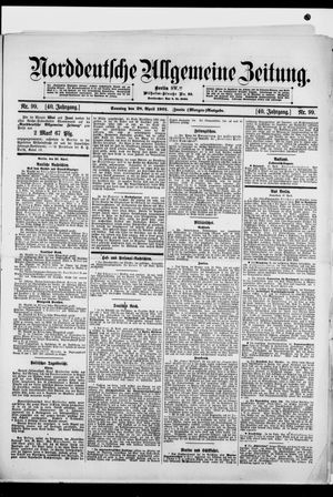 Norddeutsche allgemeine Zeitung vom 28.04.1901