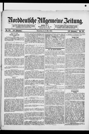 Norddeutsche allgemeine Zeitung vom 09.05.1901