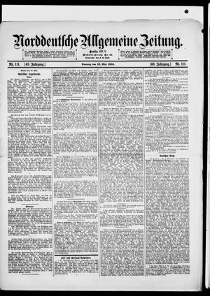 Norddeutsche allgemeine Zeitung vom 12.05.1901