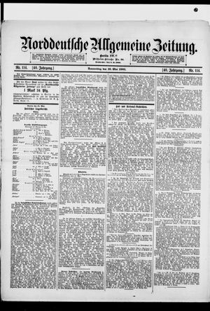 Norddeutsche allgemeine Zeitung vom 16.05.1901