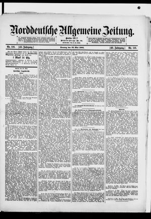 Norddeutsche allgemeine Zeitung on May 19, 1901