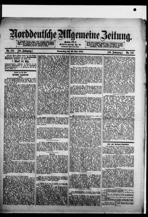Norddeutsche allgemeine Zeitung vom 23.05.1901