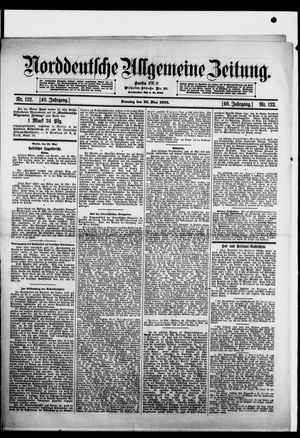 Norddeutsche allgemeine Zeitung vom 26.05.1901