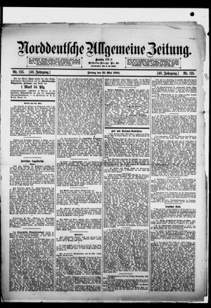 Norddeutsche allgemeine Zeitung vom 31.05.1901