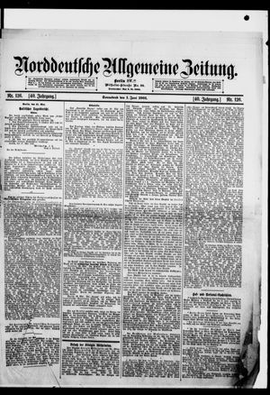 Norddeutsche allgemeine Zeitung vom 01.06.1901