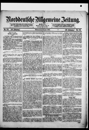 Norddeutsche allgemeine Zeitung vom 12.06.1901