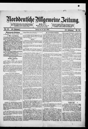 Norddeutsche allgemeine Zeitung vom 21.06.1901