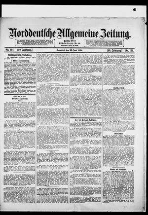 Norddeutsche allgemeine Zeitung vom 22.06.1901