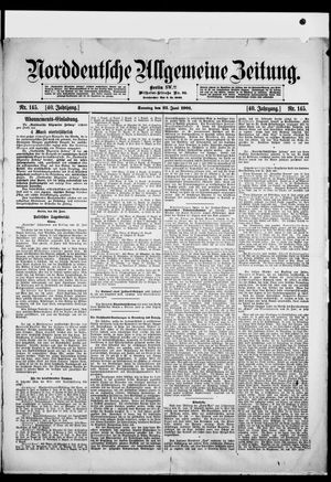 Norddeutsche allgemeine Zeitung vom 23.06.1901