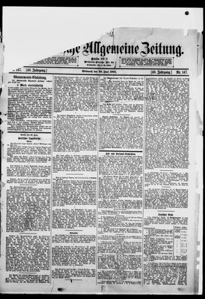 Norddeutsche allgemeine Zeitung vom 26.06.1901