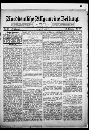 Norddeutsche allgemeine Zeitung vom 07.07.1901