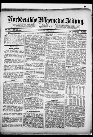Norddeutsche allgemeine Zeitung vom 13.07.1901