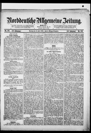 Norddeutsche allgemeine Zeitung vom 14.07.1901