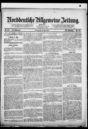 Norddeutsche allgemeine Zeitung vom 16.07.1901