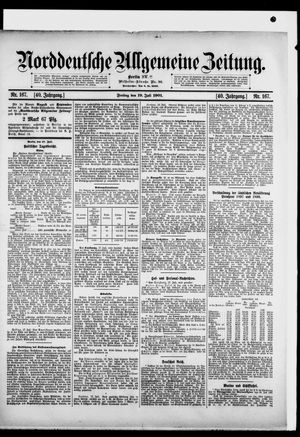 Norddeutsche allgemeine Zeitung vom 19.07.1901