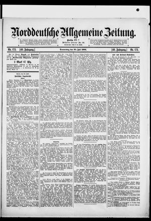 Norddeutsche allgemeine Zeitung vom 25.07.1901