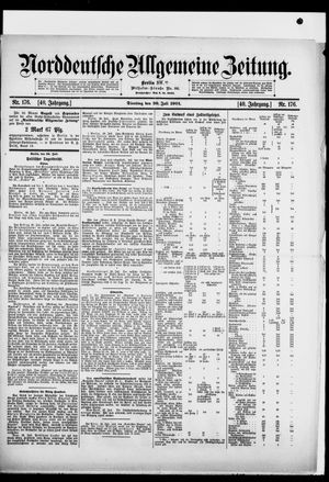 Norddeutsche allgemeine Zeitung vom 30.07.1901