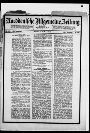 Norddeutsche allgemeine Zeitung vom 10.08.1901