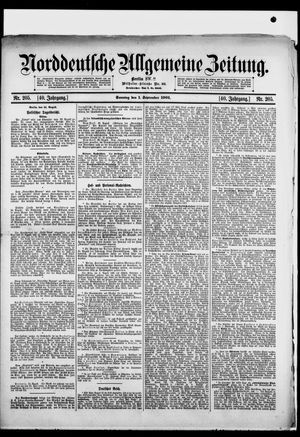 Norddeutsche allgemeine Zeitung vom 01.09.1901